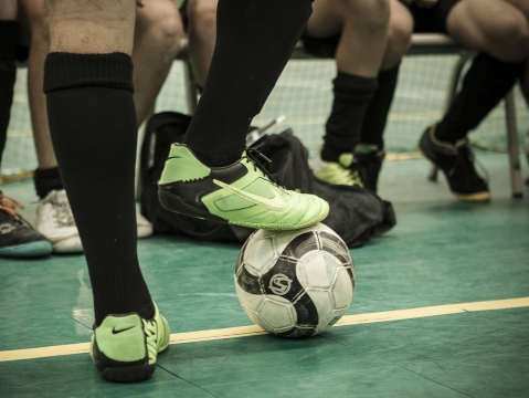 Action during the 2013/14 Futsal Premier League Grand Finals at Dural Sport &amp; Leisure Centre, Sydney, NSW on February 22, 2014. Photo: Gavin Leung