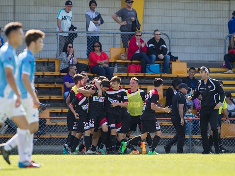 2015 PS4 NPL NSW Men's Grade 20 Grand Final action between Blacktown City FC and Marconi Stallions FC at Leichhardt Oval, Leichhardt, NSW on September 13, 2015. (Photo by Gavin Leung/Football NSW