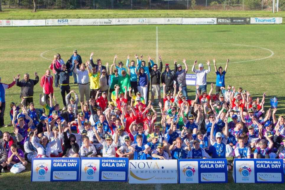 Football NSW Football4All Gala Day at Valentine Sports Park, Glenwood, NSW held on June 25, 2017. (Photo by Gavin Leung)