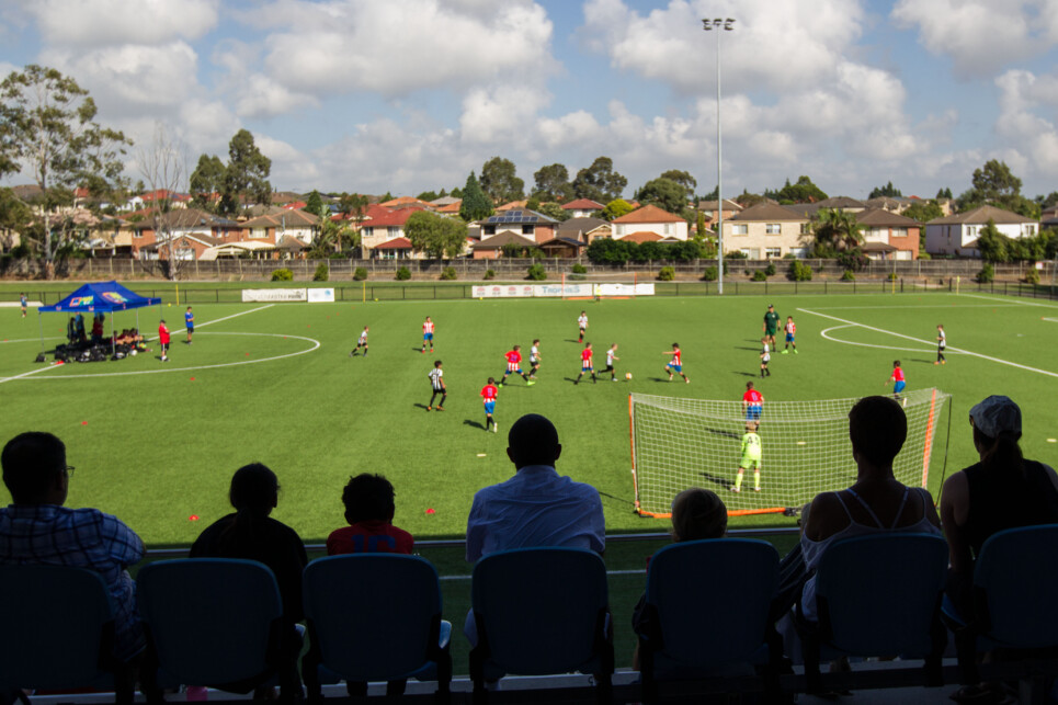 07 April, 2018 - Football NSW SAP Gala Day at Valentine Sports Park, Glenwood, NSW. (Photo by Gavin Leung)