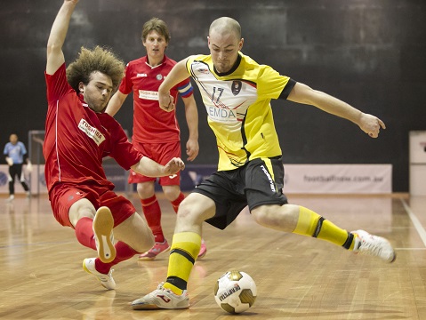 FNSW: 2015 Men's Futsal F-League Final between East Coast Heat FC and Dural Warriors at Valentine Sports Park (photo: Damian Briggs)