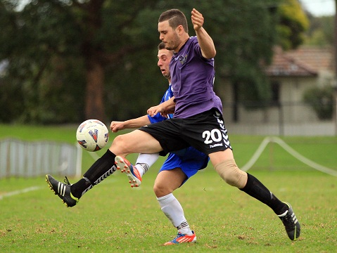 GRANVILLE, AUSTRALIA - APRIL 26: Match action during the Round 5 Mens Super League 1 match between Granville Rage and Gladesville Ryde Magic at Garside Park on April 26, 2014 in Granville, Australia. (Photo by Jeremy Ng/FootballNSW) - FAME Photography