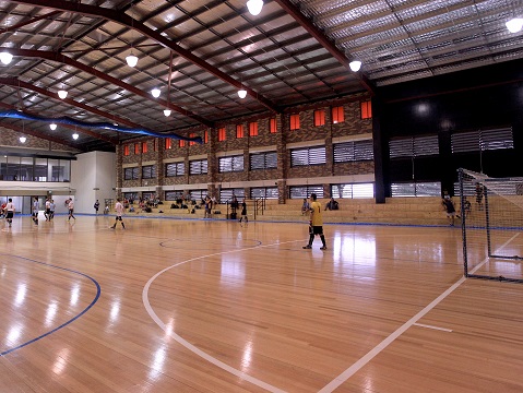 GLENWOOD, AUSTRALIA - JANUARY 05:  Match action during Day 1 of the National Futsal Championships at Valentine Sports Park on January 5, 2015 in Glenwood, Australia.  (Photo by Jeremy Ng/FAME Photography for Football NSW)