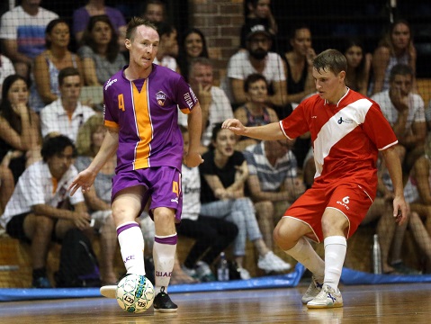 Match action during the Futsal Premier League 1 Grand Final Day on March 5, 2016 at Valentine Sports Park, Glenwood