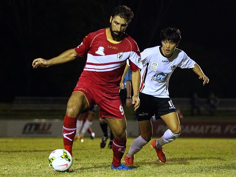 SYDNEY, NEW SOUTH WALES - APRIL 02:  Match action during the National Premier Leagues NSW Men's Round 4 match between Parramatta Eagles FC and Blacktown City FC at Melita Stadium on April 2, 2016 in Sydney, Australia.  (Photo by Jeremy Ng/FAME Photography for Football NSW)