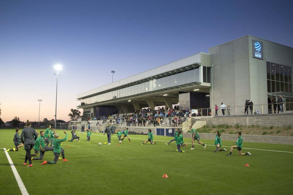 7.5.2015; nww295047; Australian Matilda's Football team train at Valentine Sports Park Glenwood. Picture: Geoff Jones