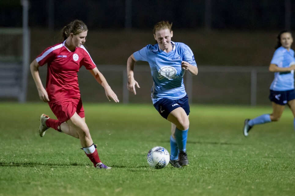 National Premier Leagues 1st - NPL 2 NSW Women's 2018 Round 2 fixture between Nepean FC and Marconi Stallions FC on Sunday 18 March 2018 at Cook Park, St Mary’s

Photo: Ali Erhan