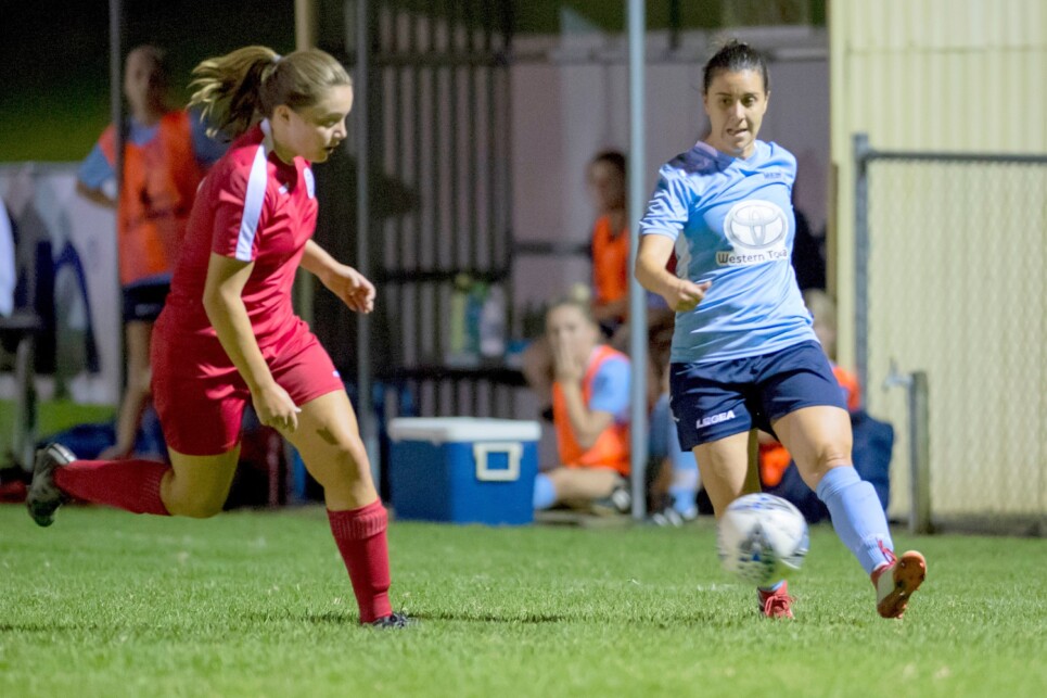 National Premier Leagues 1st - NPL 2 NSW Women's 2018 Round 2 fixture between Nepean FC and Marconi Stallions FC on Sunday 18 March 2018 at Cook Park, St Mary’s

Photo: Ali Erhan