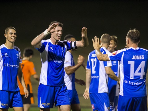 PlayStation®4 National Premier Leagues NSW Men’s 1 Round 3 fixture between Blacktown Spartans FC v Hakoah Sydney City East FC at Blacktown Football Park on 26 March 2016Photo: Ali Erhan for Football NSW