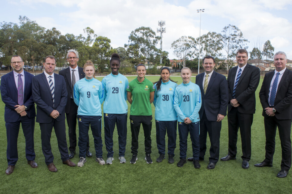 May 14, 2018, Glenwood, FFA Future Matildas program launch at Valentine Sports Park (photos: Damian Briggs)