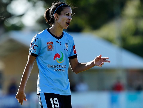 during the round nine W-League match between the Perth Glory and Sydney FC at Ashfield Reserve on December 13, 2015 in Perth, Australia.