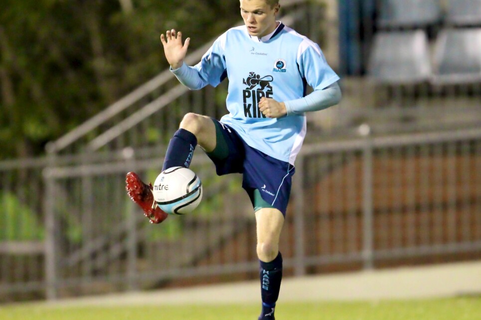 August 13: Round 20 FNSW Premier League First Grade Men's between Sutherland and Rockdale City at Seymour Shaw (Photo by Damian Briggs)
