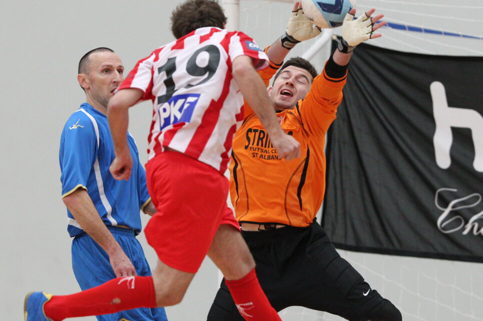 August 18:  Action between during Series Four of the 2012 hummel F-League(Photo: Damian Briggs)