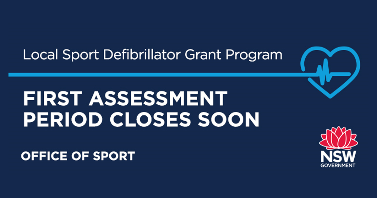 Sport NSW Local Sport Defibrillator Grant Program Closing Soon Football NSW