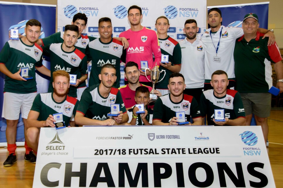 2017/18 Football NSW Futsal State League Grand Final Open Men between West City Crusaders FC and SD Raiders FC on Saturday 17 February 2018 at Valentine Sports Park
Photo: Ali Erhan for Football NSW