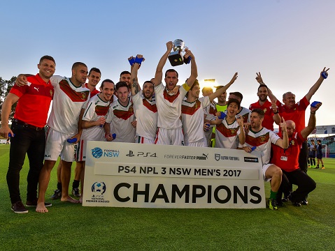 After 120 minutes of football Fraser Park emerged victorious in the Playstation®4 NPL NSW Men’s 3 Grand Final.After managin gto draw equal in the second half Fraser Park found the back of the net to take out the win 2-1 in Extra Time