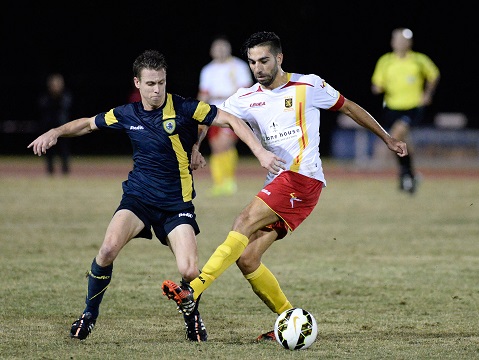 Round 5 - PS4 NPL NSW Men's 2

Match action during the Round 5 PS4 NSW NPL Men's 2 match between Bankstown Berries FC 2 and Bankstown City FC 2 at The Crest Athletic Centre on April 18, 2015. (Photos by Nigel Owen)