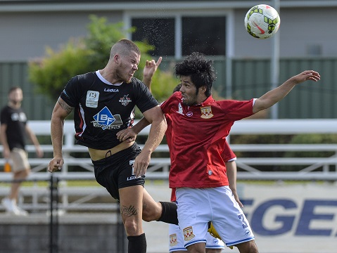 PlayStation®4 National Premier Leagues NSW Men’s 2016 season kicks off with the Round 1 match between Blacktown City FC and Sydney United 58 FC at Lily Football Centre on March 13th, 2016.(Photos by Nigel Owen). Blackton won 3-2.