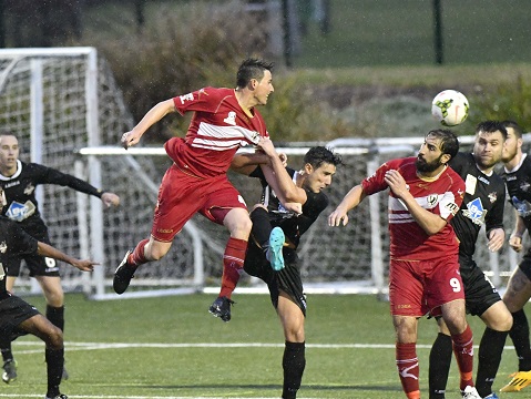 PlayStation®4 National Premier Leagues NSW Men’s 2016 Round 15 match between Blacktown City FC and Parramatta FC at Lily Football Centre on June 19th, 2016.(Photos by Nigel Owen). Parramatta won 1-0.