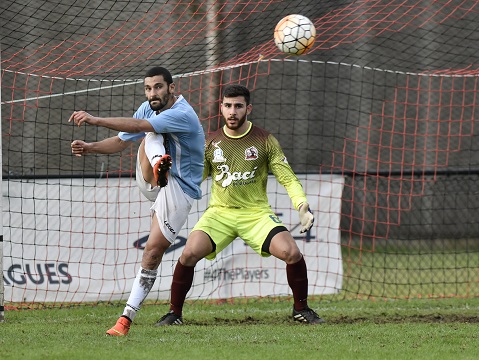PlayStation®4 NPL 2 NSW Men’s Round 11 match between Bankstown City FC and St George FC at Jensen Park on May 14th, 2017.(Photos by Nigel Owen).