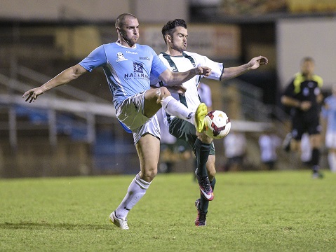 PlayStation®4 National Premier Leagues 2 NSW Men’s Round 2 match between Marconi Stallions FC and Northern Tigers FC at Marconi Stadium on March 12th, 2016.(Photos by Nigel Owen). The Tigers win the game 2-1.