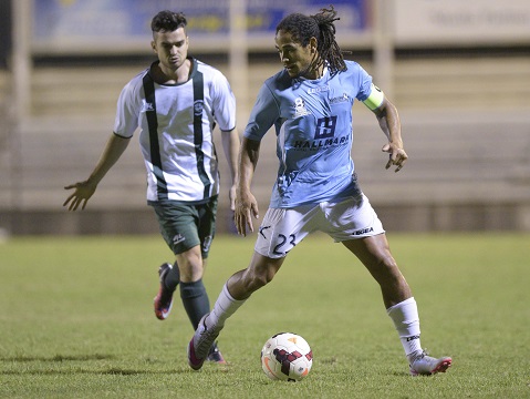 PlayStation®4 National Premier Leagues 2 NSW Men’s Round 2 match between Marconi Stallions FC and Northern Tigers FC at Marconi Stadium on March 12th, 2016.(Photos by Nigel Owen). The Tigers win the game 2-1.