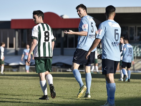 PlayStation®4 NPL 2 NSW Men’s Round 25 match between Marconi Stallions FC and Northern Tigers FC at Marconi Stadium on August 20th, 2017.(Photos by Nigel Owen). Marconi won 3-1.