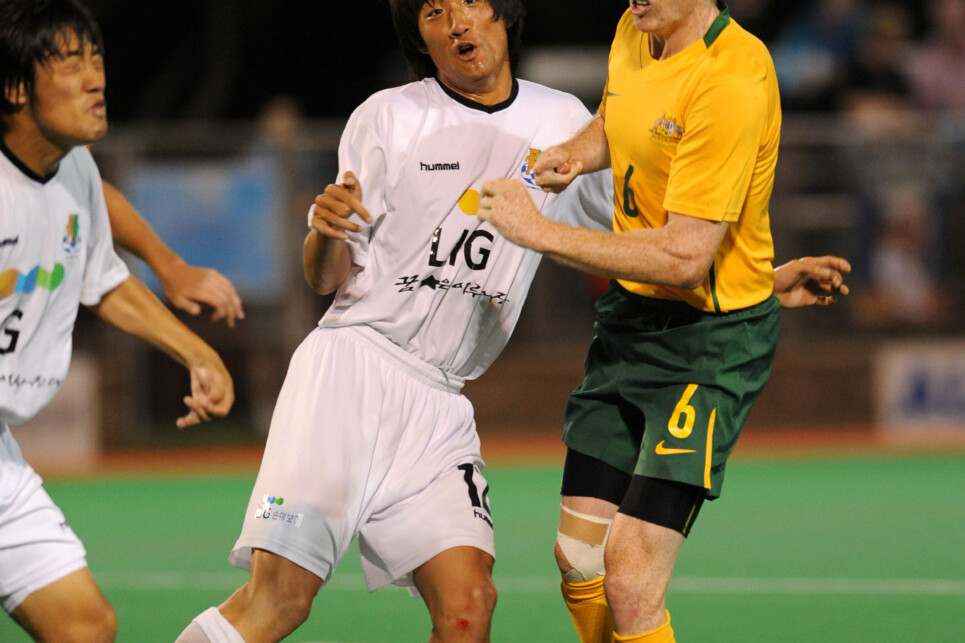 Chris Pyne (AUS) vs Korea 
2009 Arafura Games / Football
Oceania Paralympic Games
Darwin NT, AUS May 9-17
© Sport the library / Jeff Crow