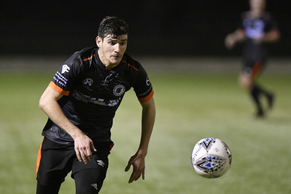 NPL 2 NSW Men’s Round 12 match between Rydalmere Lions FC and Blacktown Spartans FC at Valentine Sports Park on May 19th,2018. (Photos by Nigel Owen). Spartans won 1-0.