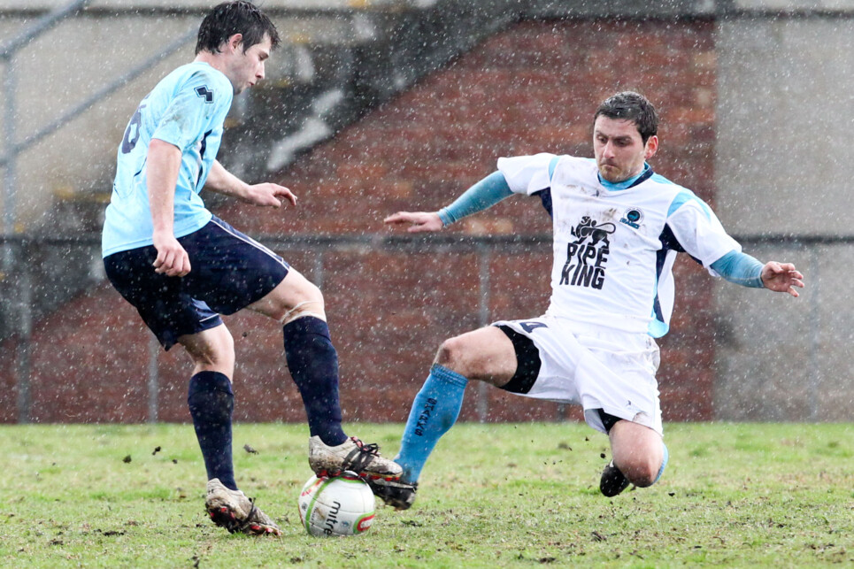 August 7: Round 19 FNSW Premier League First Grade Men's between Marconi and Sutherland at Marconi Stadium (Photo by Damian Briggs)