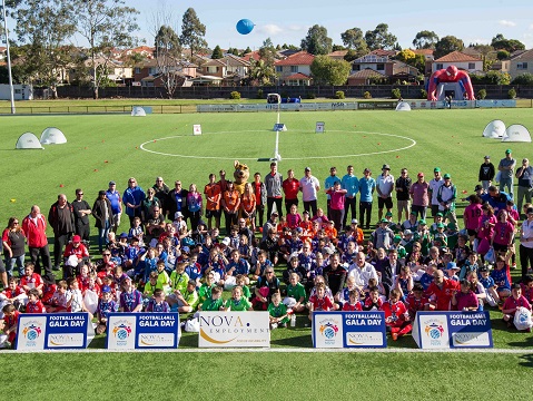 Football NSW Football4All Gala Day at Valentine Sports Park, Glenwood, NSW held on June 25, 2017. (Photo by Gavin Leung)