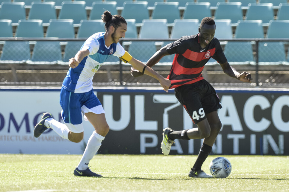 NPL 2 NSW Men’s Round 2 match between Western Sydney Wanderers FC and St George FC at Sydney United Sports Centre March 11th,2018.(Photos by Nigel Owen). St George won 4-2.