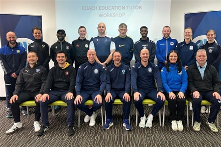 a group of people posing for a photo