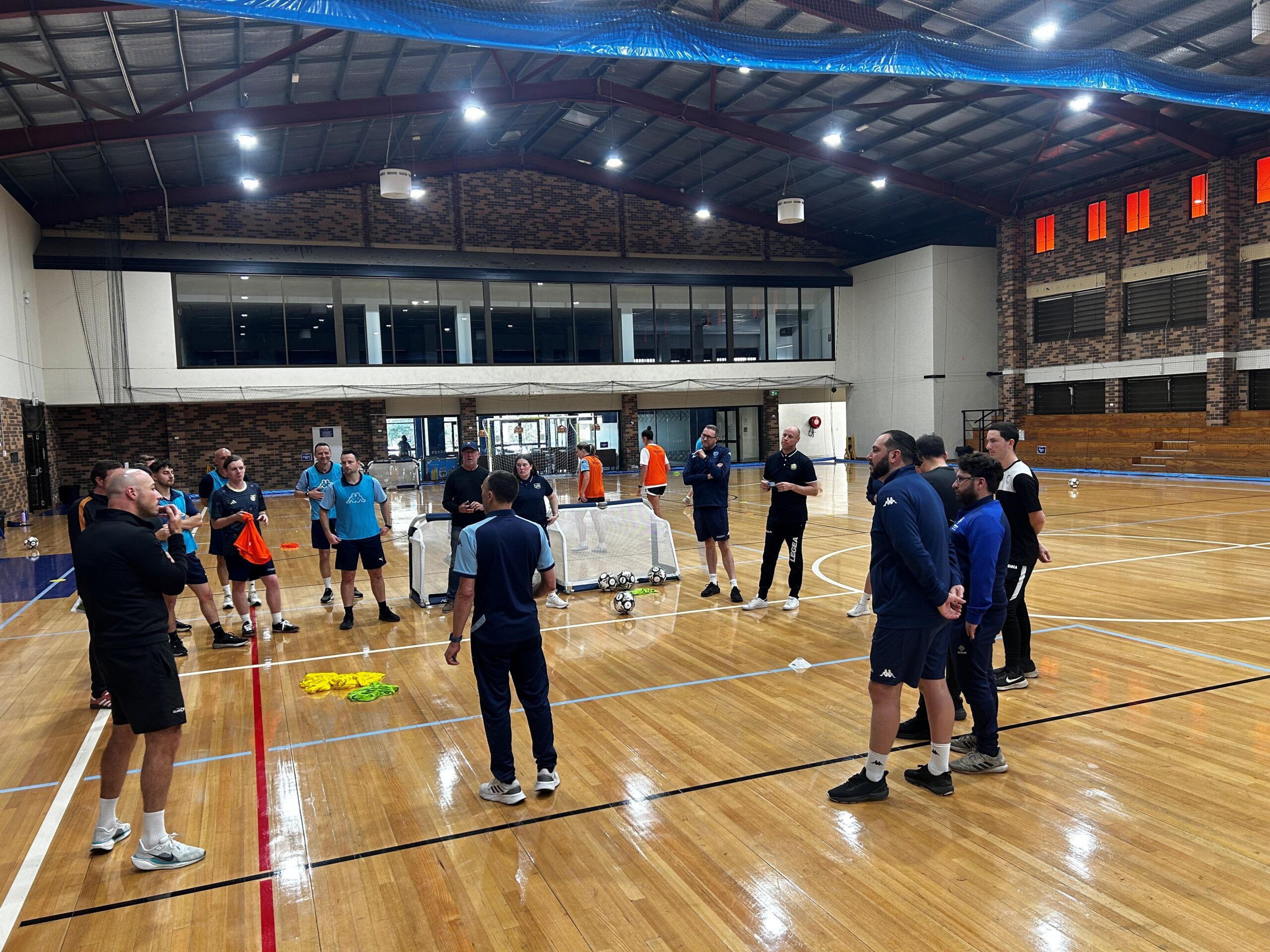 a group of people standing in front of a building
