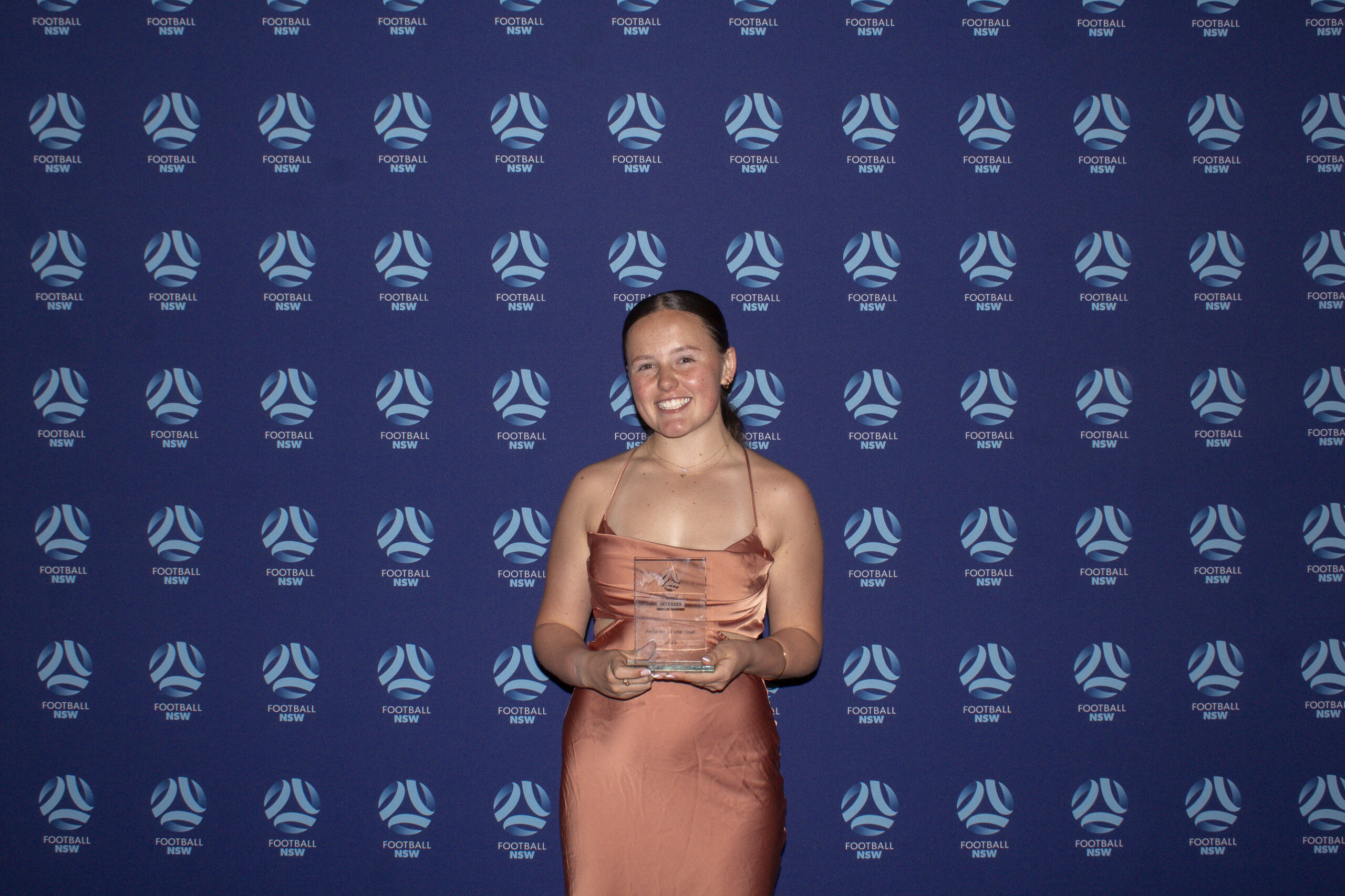 a person standing posing for the camera