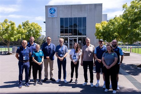 a group of people posing for a picture