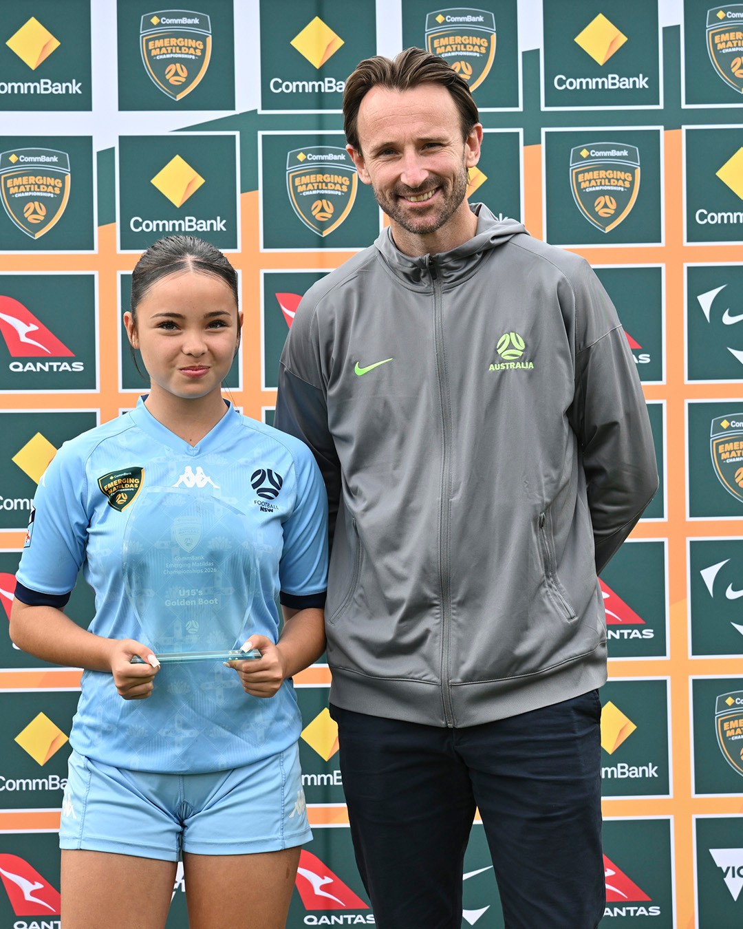 a person standing posing for the camera