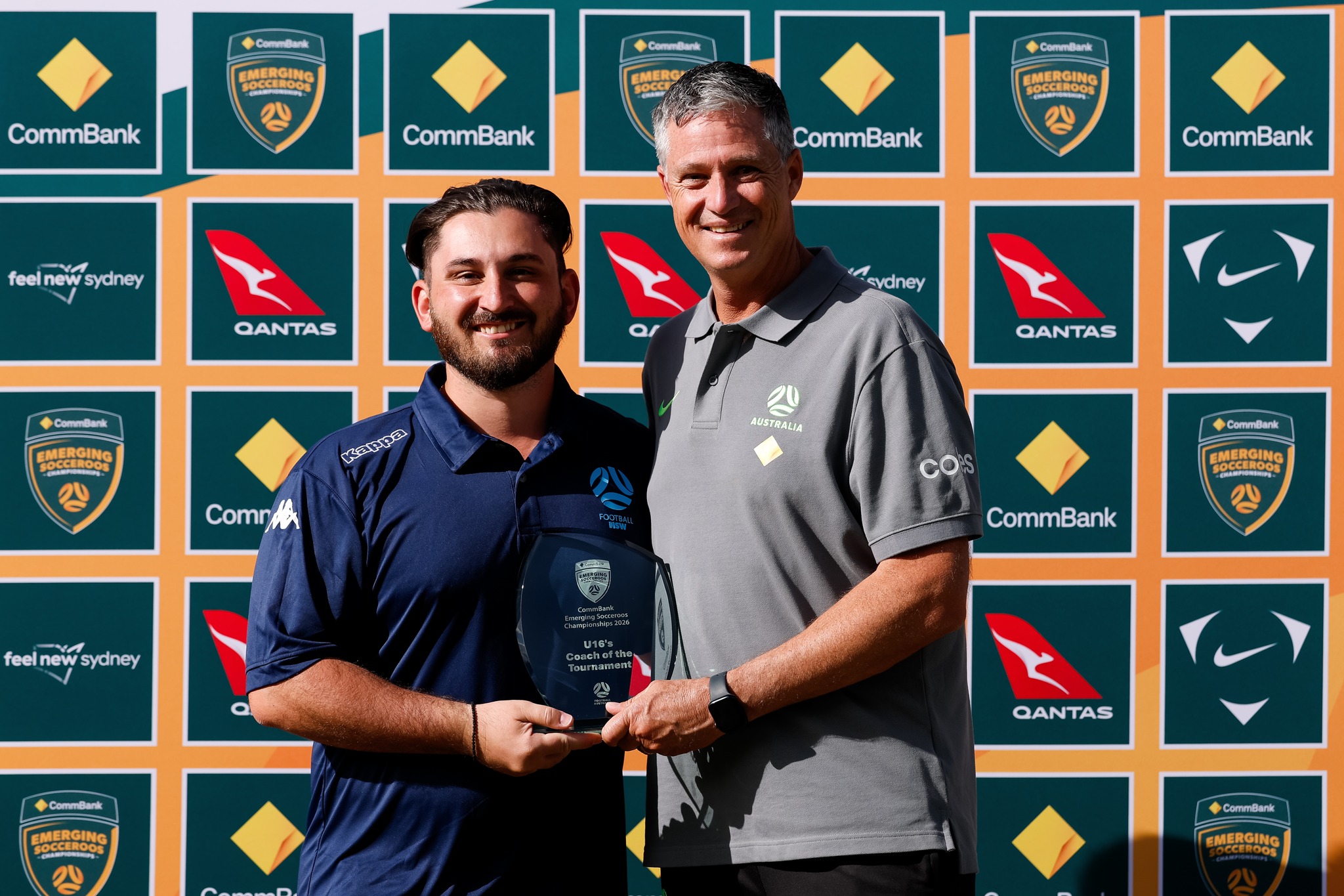 a man holding a sign