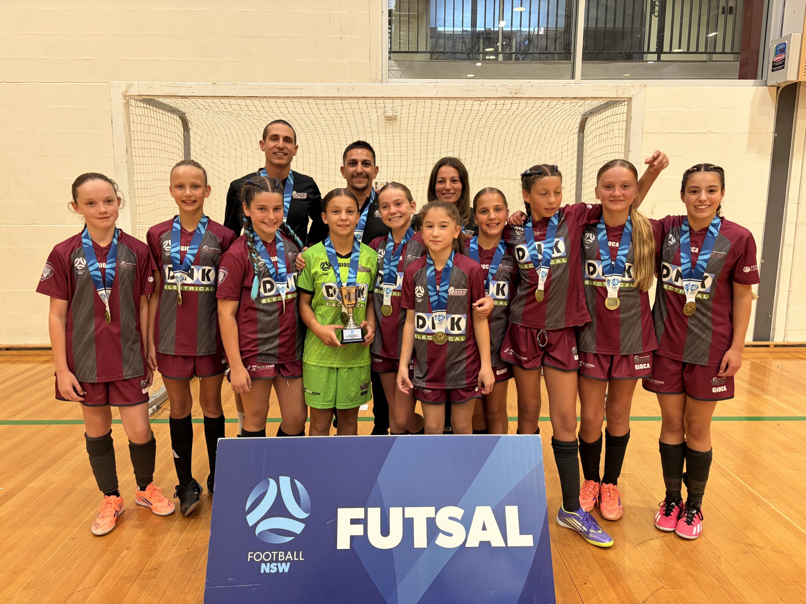 a group of people posing for a photo