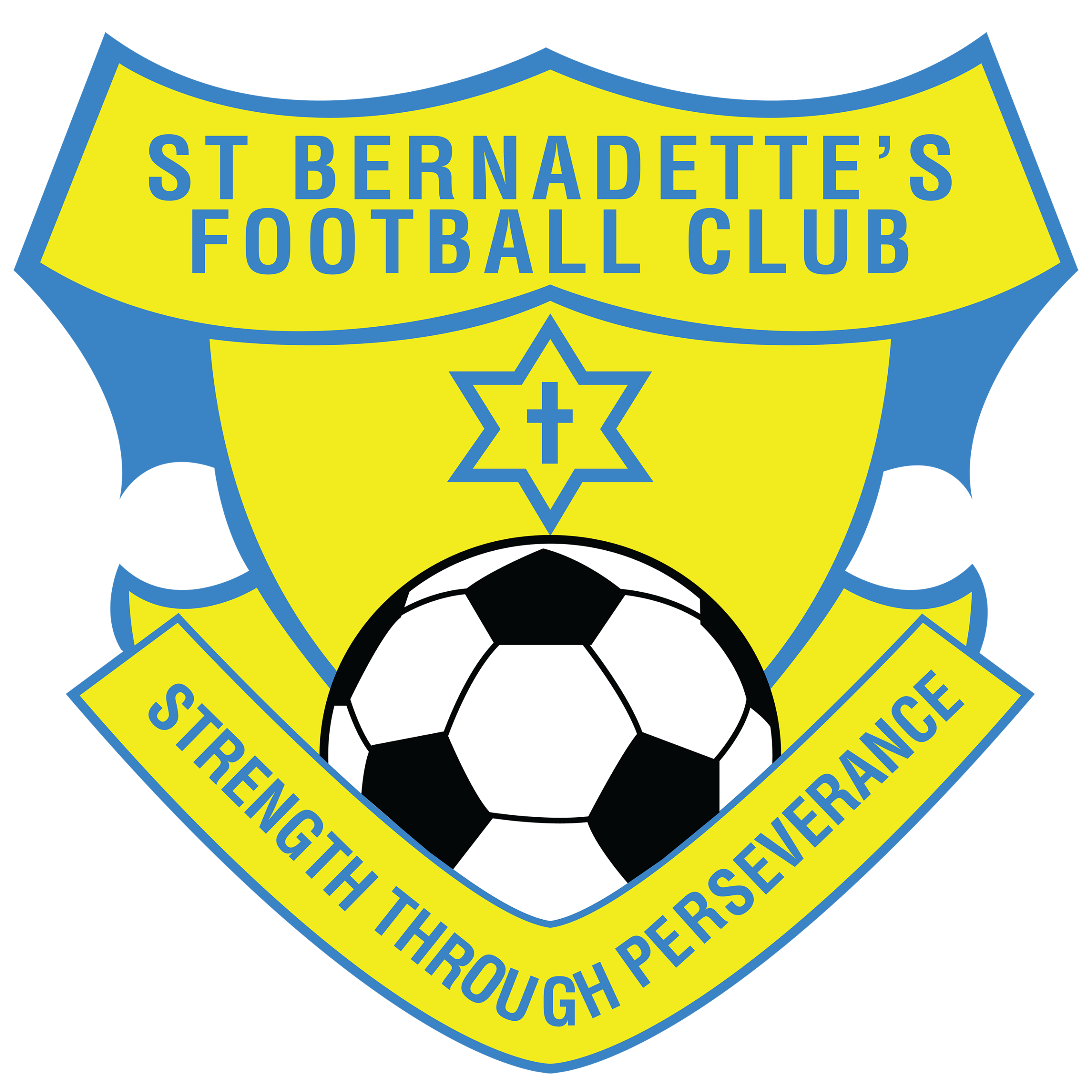 St Bernadette's Football Club Logo