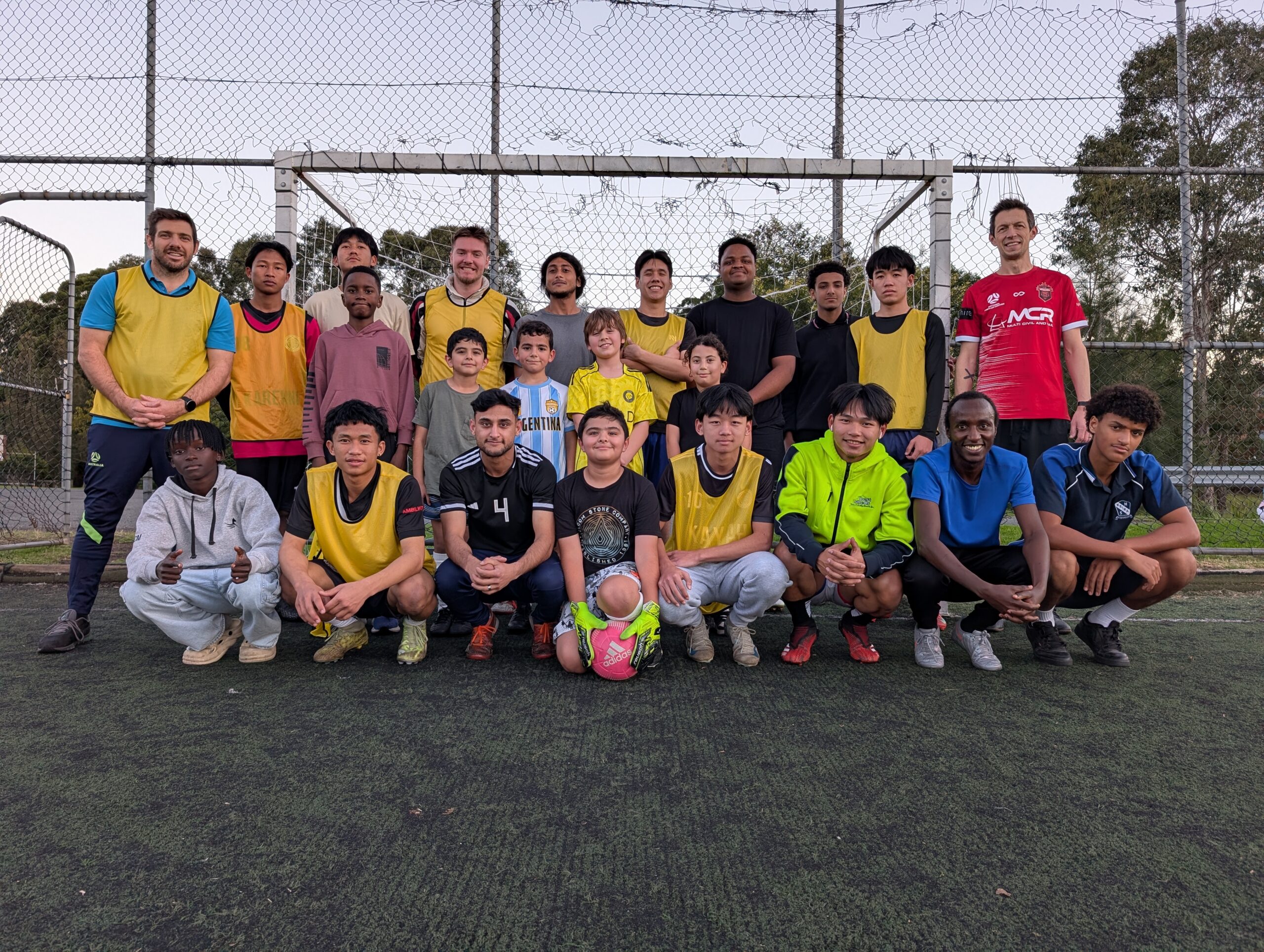 Football NSW Multicultural Program group photo