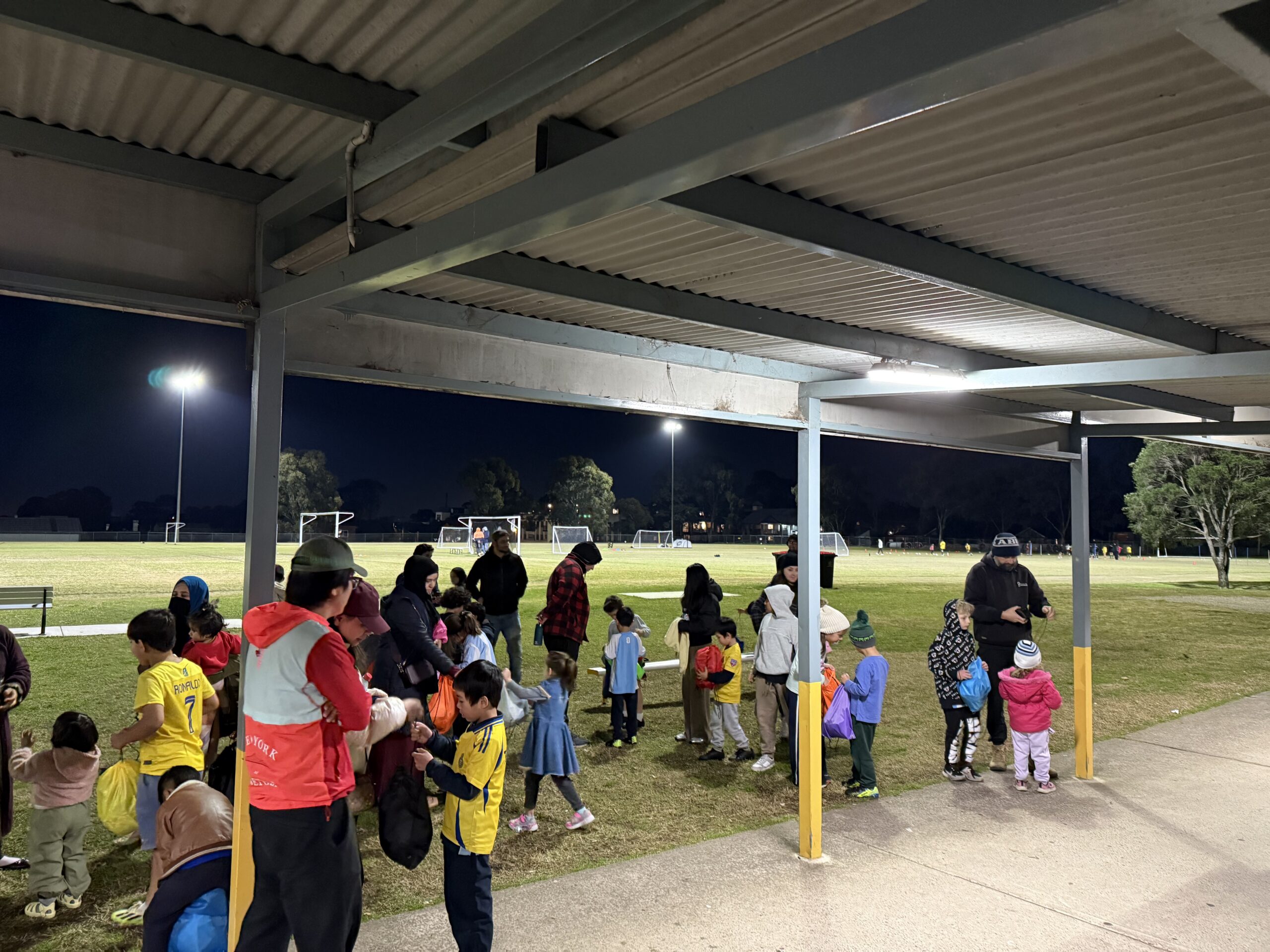Participants taking part in a Football NSW Multicultural Program